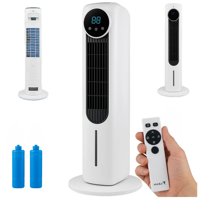 Lean Toys 26666 Tower Fan 60W with Remote Control - Beige