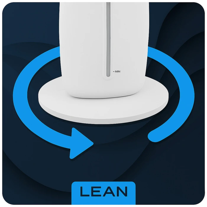 Lean Toys 26666 Ανεμιστήρας Πύργος 60W με Τηλεχειριστήριο - Μπεζ
