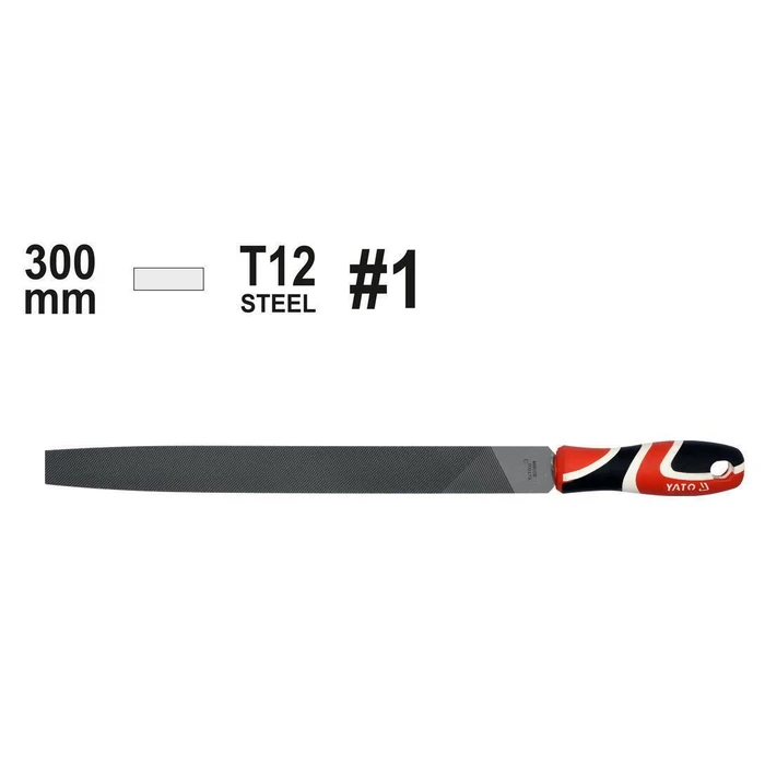 Yato YT-62231 Flat Metal File with Handle