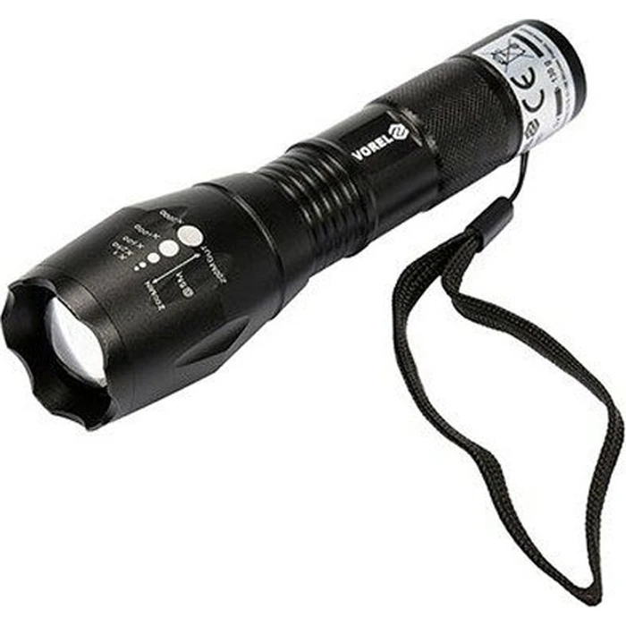 Vorel Aluminum LED Flashlight 280 lm (Model 88555)