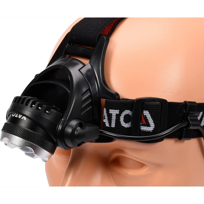 Yato Rechargeable LED Headlamp, Max Brightness 450 lm, Model YT-08591