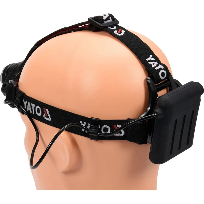 Yato Rechargeable LED Headlamp, Max Brightness 450 lm, Model YT-08591