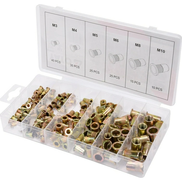 Yato Iron Threaded Rivets YT-36481 – 150 pcs