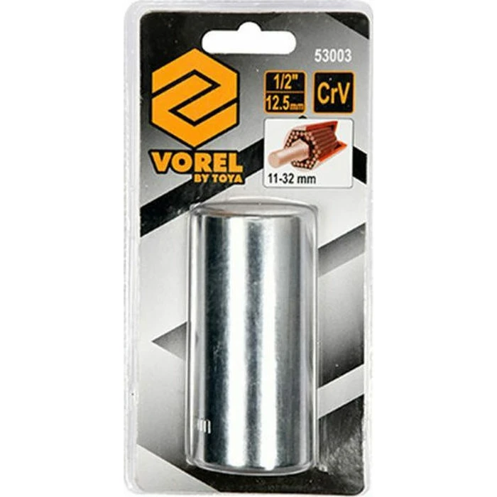Vorel Πολυκαρυδάκι με Καρέ Υποδοχής 1/2" 11-32 mm, 22 τεμ. (μοντέλο 53003)