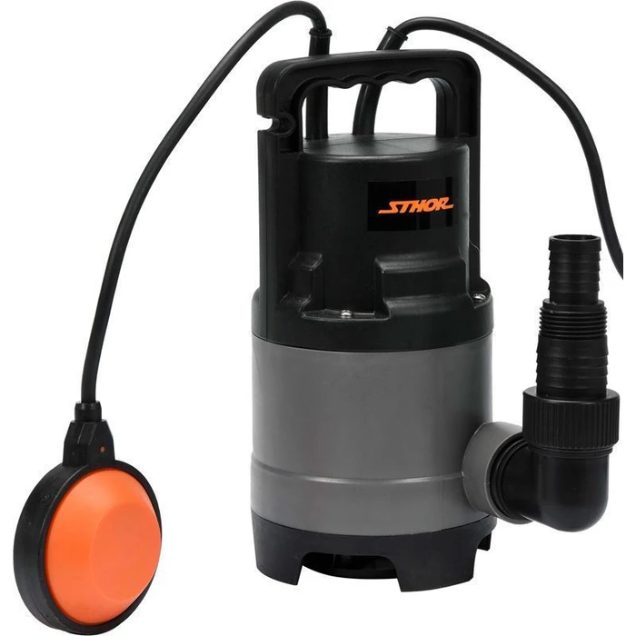 Sthor 10000 L/h Single-phase Submersible Wastewater/Sewage Pump 0.66 hp with Float Switch (Model 79782)