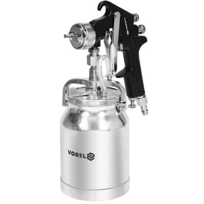 Vorel 80903 HVLP Air Spray Gun (Upper Cup, 1.0 L, 1.8 mm)