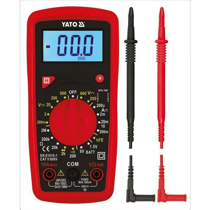 Yato Digital Multimeter with AC/DC/Resistance Measurement YT-73081