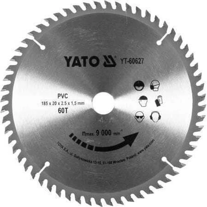 Yato Δίσκος κοπής ξύλου 185mm YT-60627