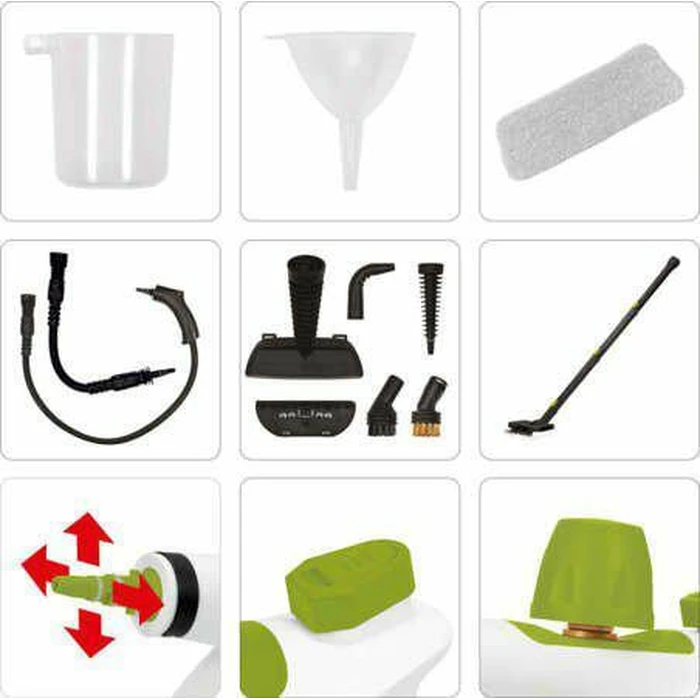 Lund 67201 Steam Cleaner — 1500W, 0.9 bar, 0.4 L
