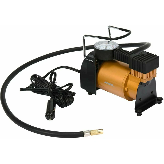 Sthor Car Tyre Inflator 145 PSI 12V with Cigarette Lighter Cable, Model 82107