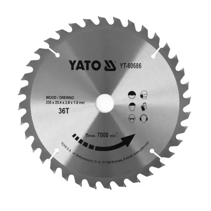 Yato Δίσκος Κοπής Ξύλου YT-60686