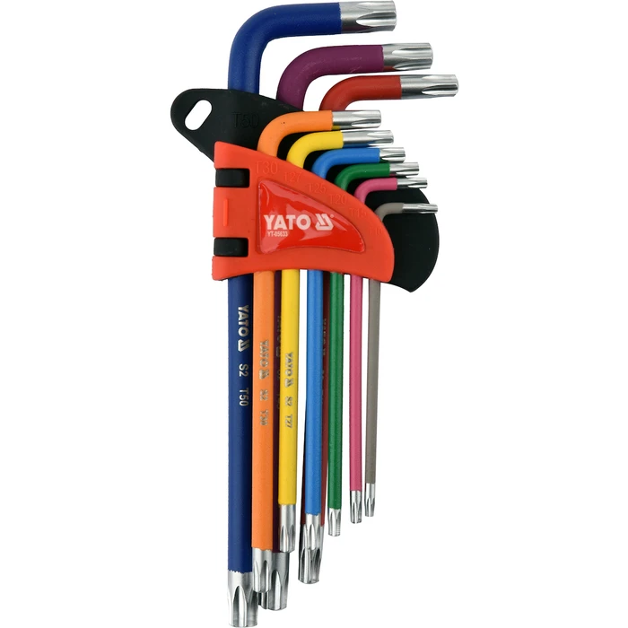 Yato Set of 9 L-shaped Torx Keys YT-05633