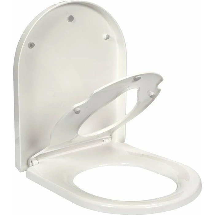 Toya Plastic Toilet Seat Lid - White (Model 75472)