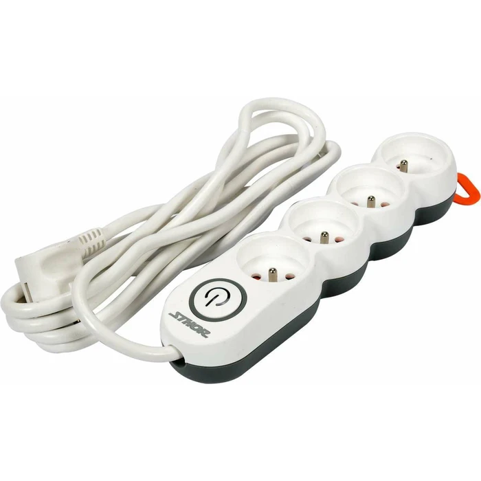 Sthor 4-Socket Power Strip with 5 m Cable, Model 72355