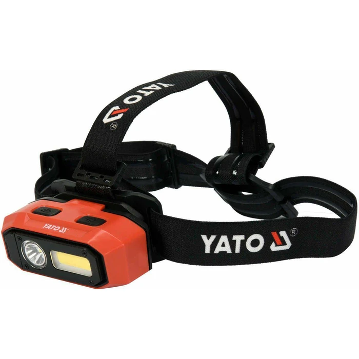 Yato Επαναφορτιζόμενος Φακός Κεφαλής LED IP54 Διπλής Λειτουργίας 800lm YT-08594