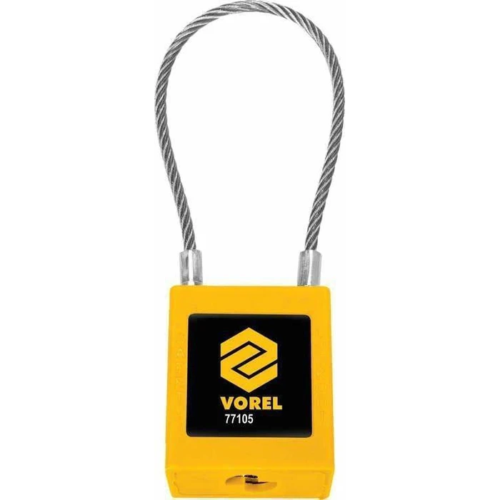 Vorel Ατσάλινο λουκέτο πέταλο με κλειδί 3.2 mm