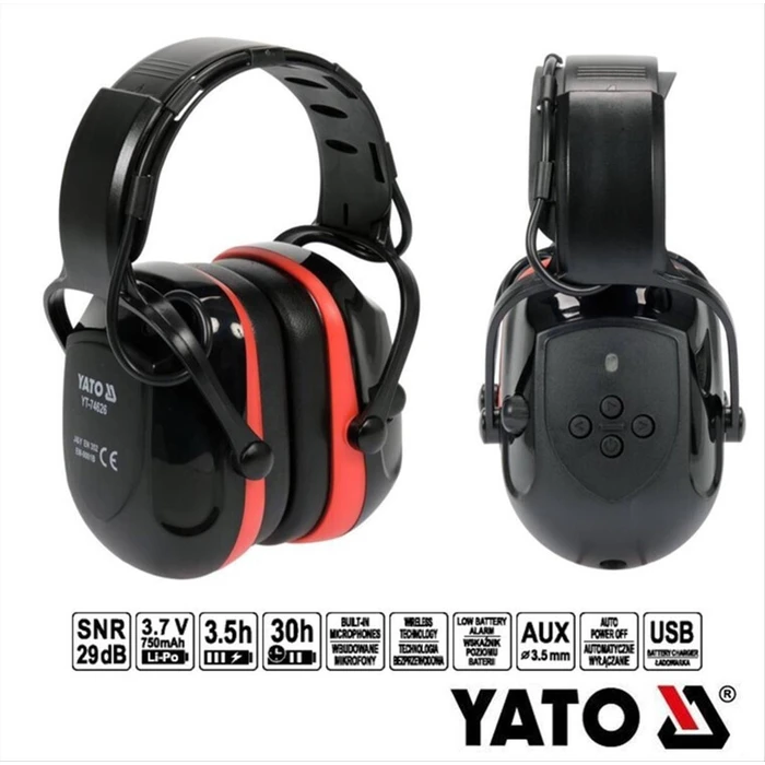 Yato YT-74626 Ωτοασπίδες με Στέκα
