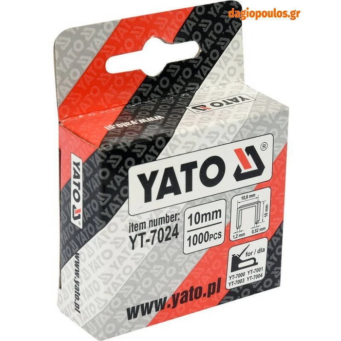 Yato Staples for Stapler 1000 pcs YT-70272