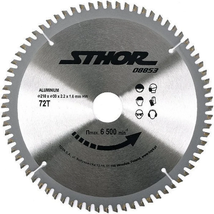 Sthor Δίσκος Κοπής Ξύλου 210 mm, 72 Δόντια (SKU T08853)