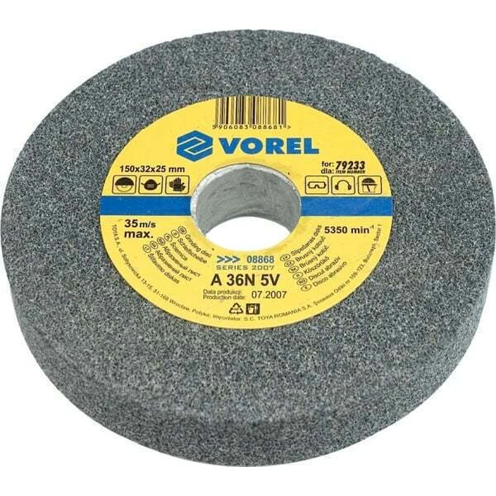 Vorel 08868 Grinding Wheel 32 mm (Bench Grinder Disc)