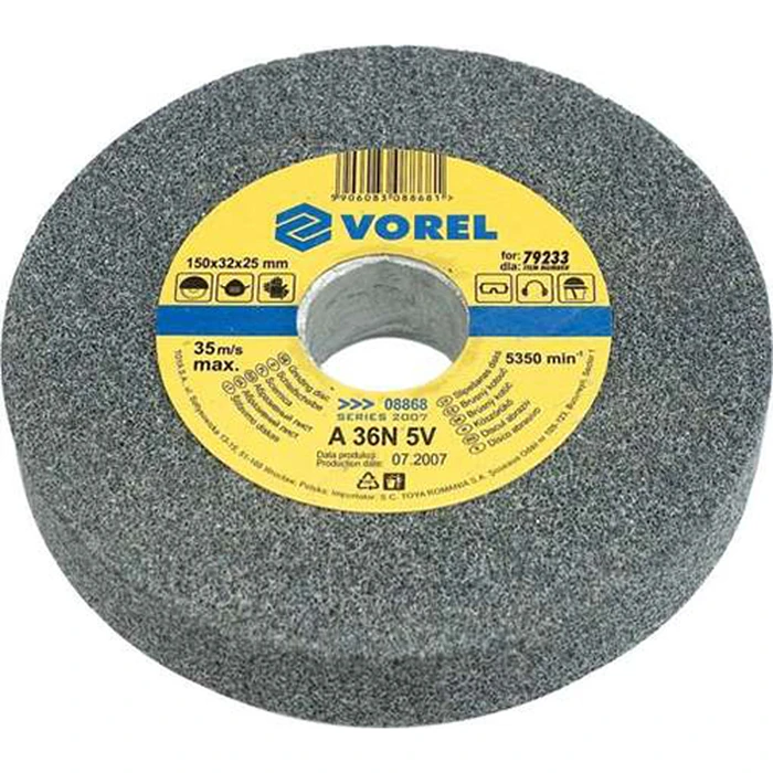 Δίσκος λείανσης πάγκου 200x16x20mm Vorel 08873