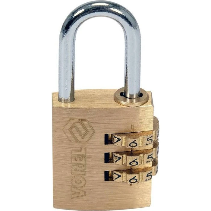 Toya Brass Horseshoe Combination Padlock 25 mm (Model 12555404 / 77606)