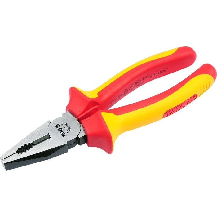 Yato VDE Insulated Straight Electrician Pliers 180 mm YT-21152
