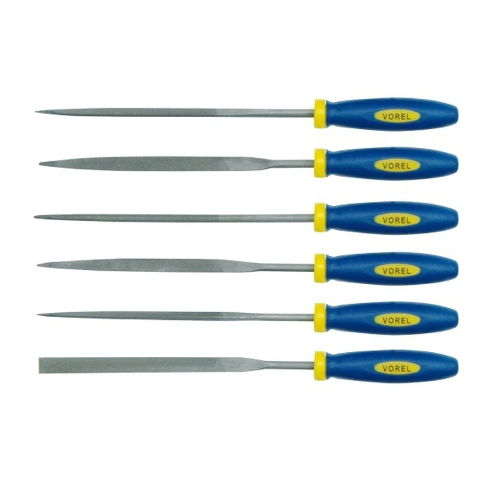 Metal Needle Files 160 mm - 6 pcs (Vorel)