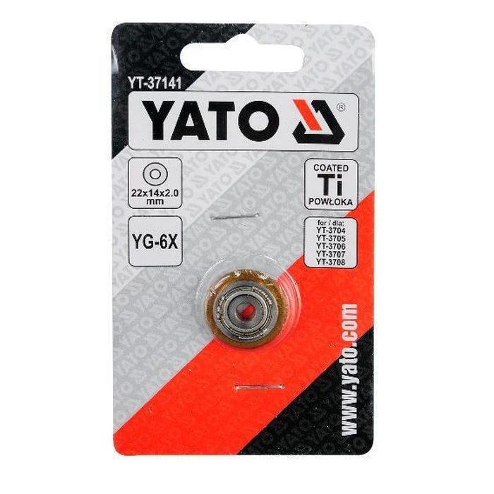 Ανταλλακτικός τροχός Yato 22x14x2 mm (YT-37141)