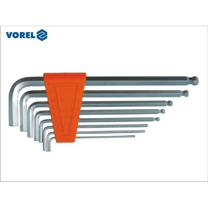Vorel Σετ 8 Κλειδιά Allen σε Σχήμα L - 56473