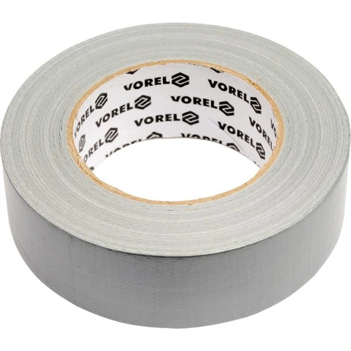 Vorel Αυτοκόλλητη Υφασμάτινη Ταινία Γκρι 50 m x 48 mm (75240)