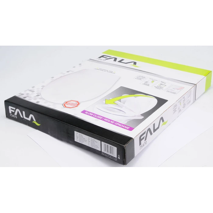 Fala Καπάκι Λεκάνης Πλαστικό Λευκό Wave 75470