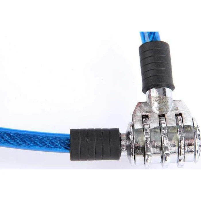 Vorel 77831 Bicycle Coil Lock with Key - Blue