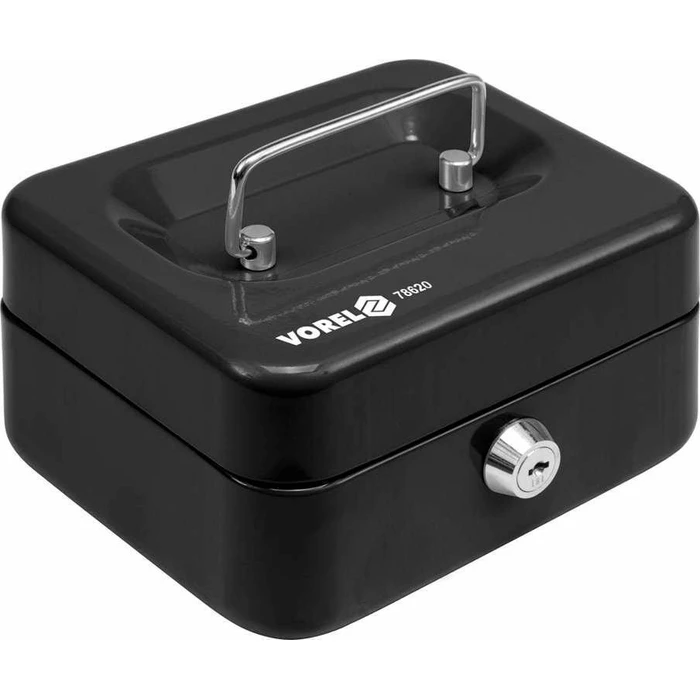 Vorel Cash Box with Key 78620 Grey