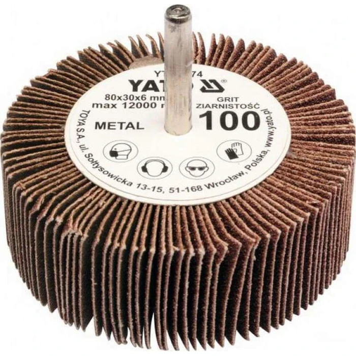 Yato Sanding Cylinder K60 30x80mm YT-83372