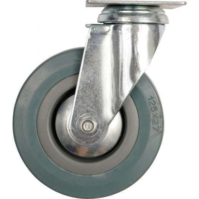 Steering Wheel / Handwheel 100 mm Gray Rubber - Vorel 87363