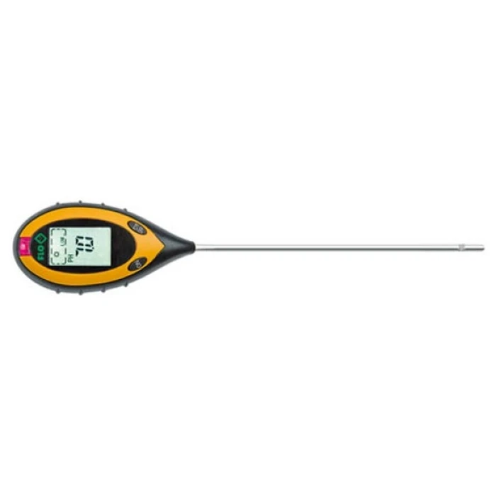 Flo pH Meter T89000 – Soil pH / Moisture / Temperature / Light Meter with 20 cm Probe