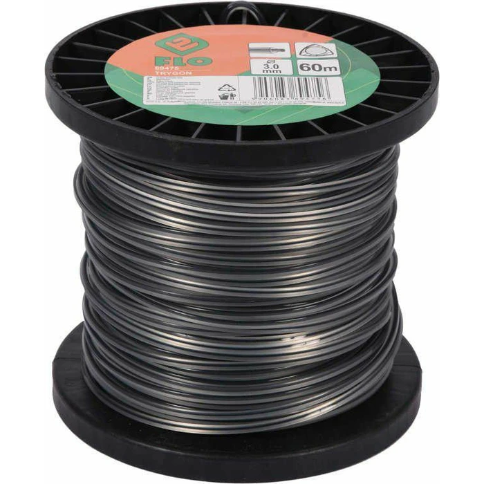 Flo 89475 Nylon Trimmer Line, 60 m, 3 mm