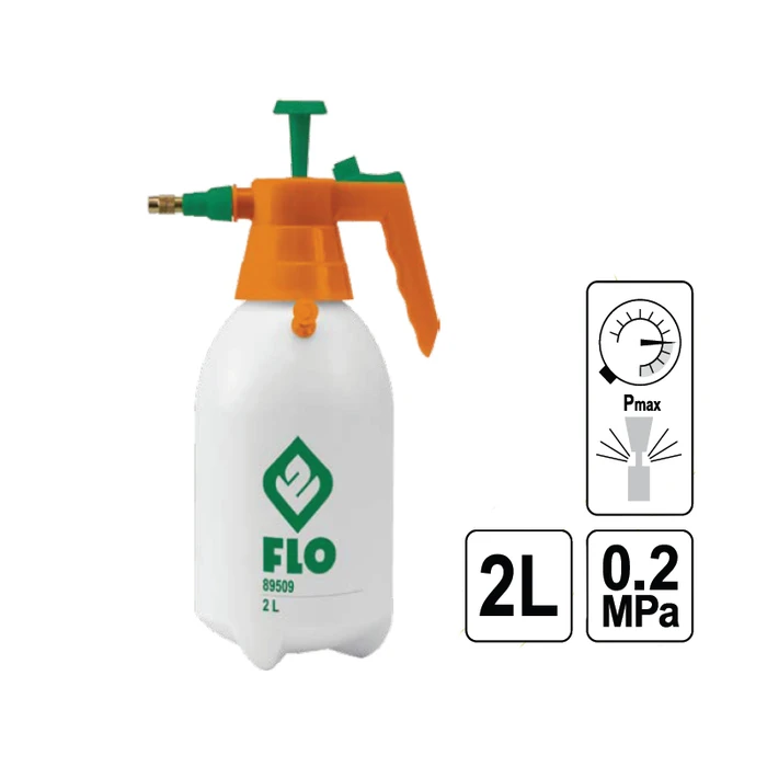 Flo 89509 Ψεκαστήρας Προπιέσεως με Χωρητικότητα 2lt σε Λευκό χρώμα