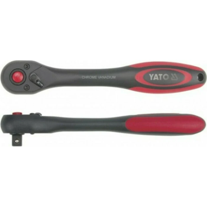 Yato Ratchet with 1/4" Drive, 14.4 cm Length - YT-0290