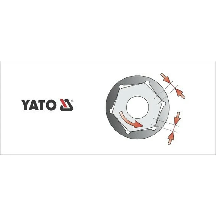 Yato 6-Point Hex Socket 1/2" Drive 17mm YT-1210