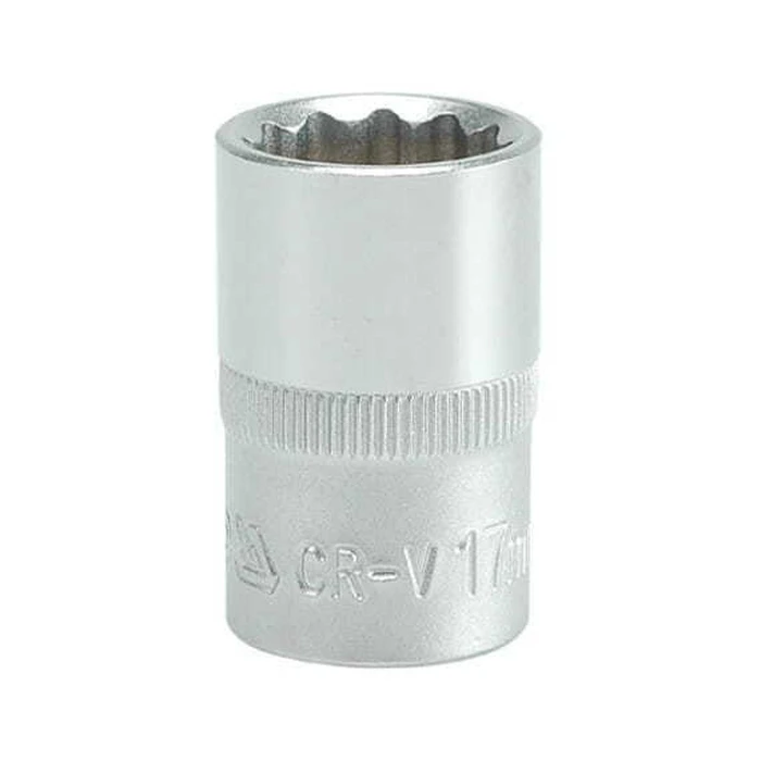 Yato 17 mm 12-Point (Multi‑point) Socket with 1/2" Drive YT-1279