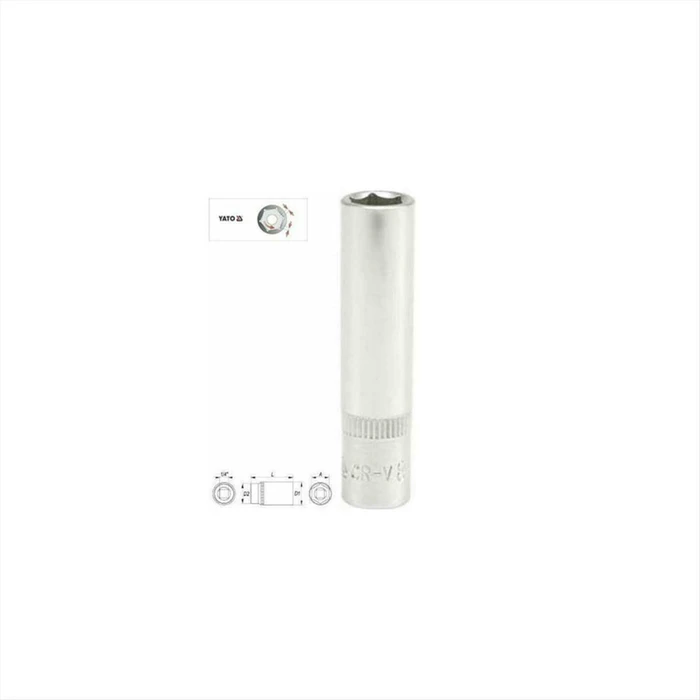 Yato Καρυδάκι Εξάγωνο Μακρύ 13mm 1/4" YT-1424