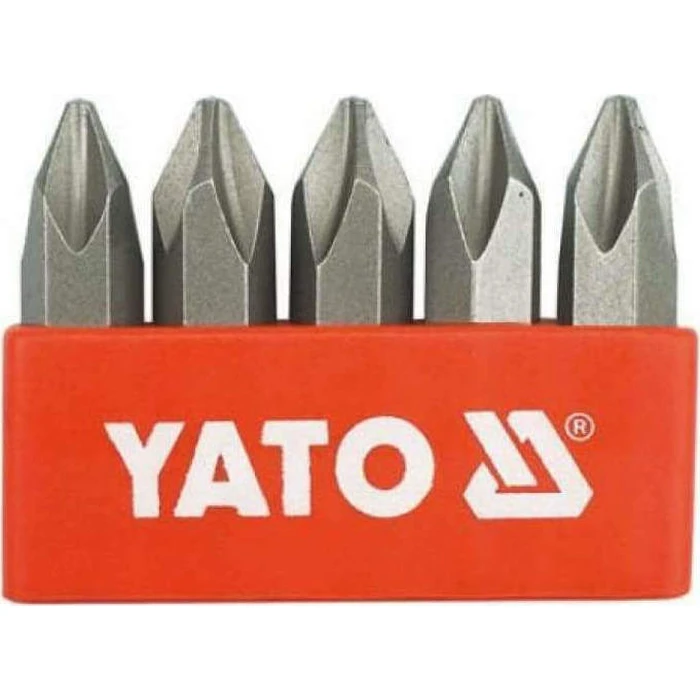 Yato 5-Piece Screwdriver Bit Set PH2 35mm YT-2810