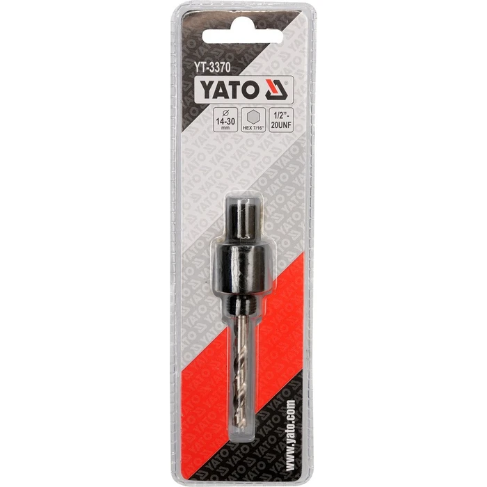 Yato Arbor / Centering Mandrel for Hole Saws, 16 mm, YT-3370