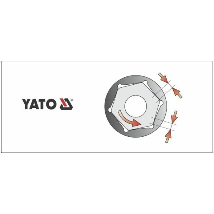 Yato Hex Socket 11 mm with 3/8" Drive YT-3806