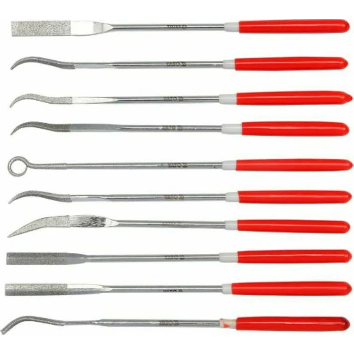 Yato File Set 25mm 10 pcs with Handles (YT-6145)
