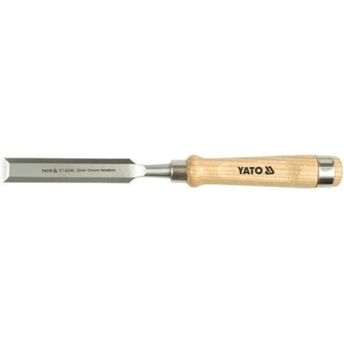 Yato YT-6248 Σκαρπέλο Cr-V με Λοξή Λάμα 20mm & Ξύλινη Λαβή
