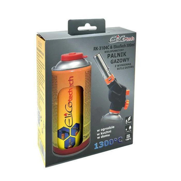 Multifunctional Burner RK-3104C 7/16" + ElicoTech Gas 300 ml - Elico Camp
