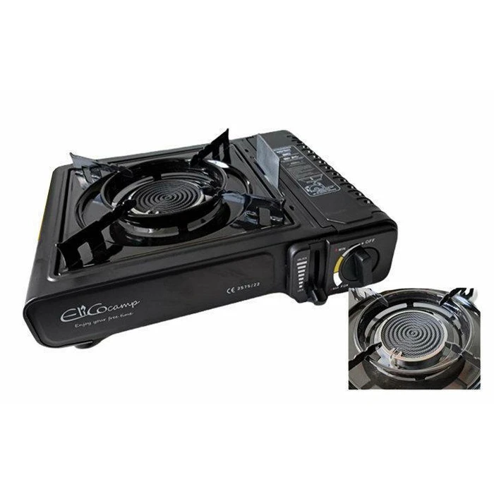 Elico Camp Φορητή Εστία Υγραερίου Κεραμική 2200W (Μοντέλο 66006)
